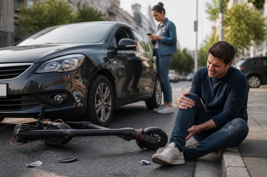 Accident trottinette électrique contre voiture : indemnisation, responsabilité et démarches à suivre